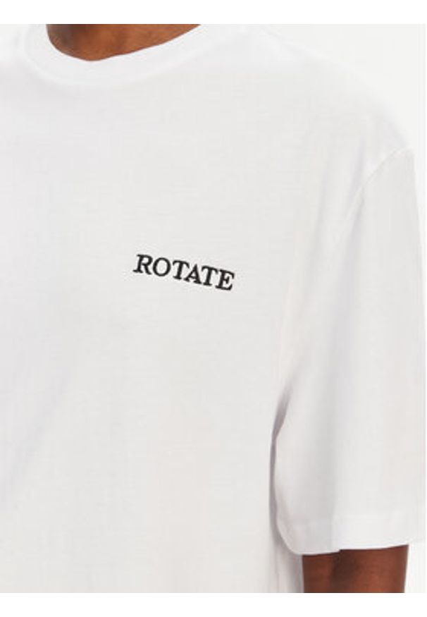 ROTATE T-Shirt 112445400 Biały Oversize. Kolor: biały. Materiał: bawełna