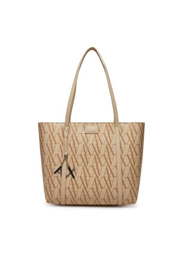 Torebka Armani Exchange. Kolor: beżowy