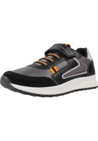 Geox - Buty GEOX J BRIEZEE B. Szary. Kolor: szary. Materiał: syntetyk, tkanina. Sport: turystyka piesza