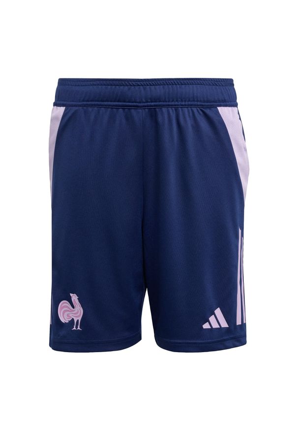 Adidas - Szorty France Gym Kids. Kolor: niebieski. Sport: piłka nożna