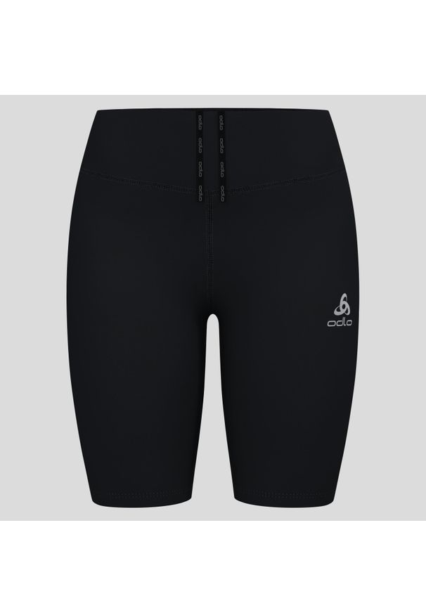 Legginsy krótkie do biegania damskie Odlo ESSENTIAL. Kolor: czarny. Długość: krótkie