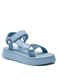 Calvin Klein Jeans Sandały Sandal Velcro Webbing Dc YW0YW01353 Niebieski. Kolor: niebieski #4