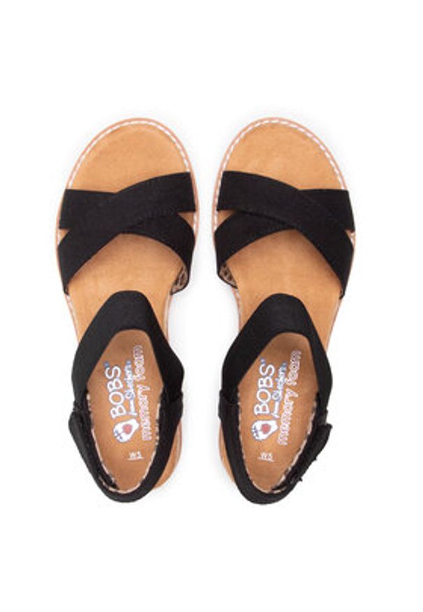 skechers - Skechers Espadryle Secret Picnic 33386/Blk Czarny. Kolor: czarny. Materiał: materiał