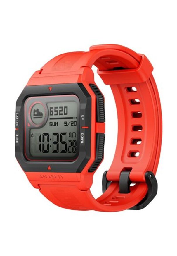 Smartwatch AMAZFIT Neo Czerwony. Rodzaj zegarka: smartwatch. Kolor: czerwony. Styl: klasyczny, retro