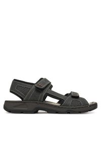 Rieker Sandały 26156-47 Szary. Kolor: szary. Materiał: syntetyk, materiał