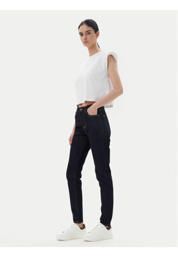 Guess Jeans Jeansy W4BA92 D5CB4 Granatowy Slim Fit. Kolor: niebieski