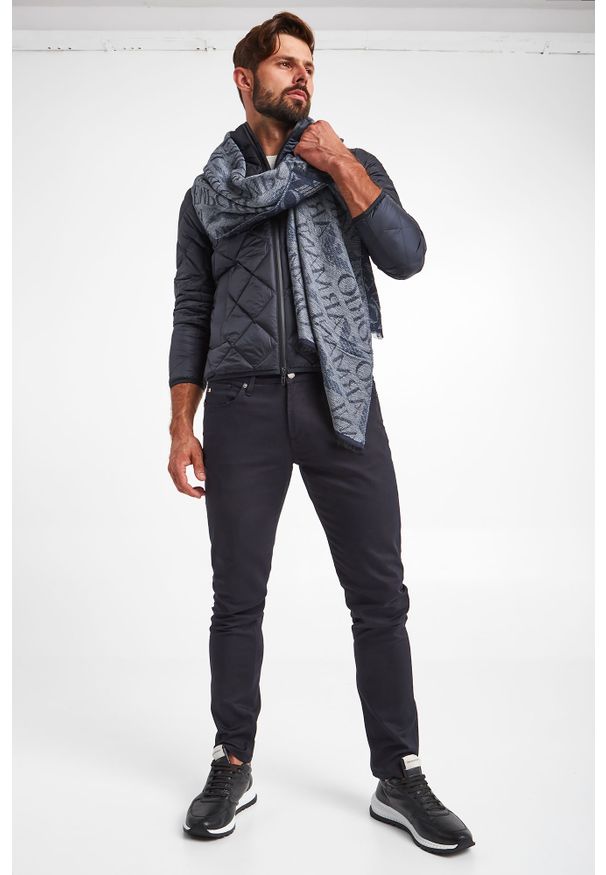 Emporio Armani - SZAL EMPORIO ARMANI. Materiał: materiał, wełna. Styl: klasyczny