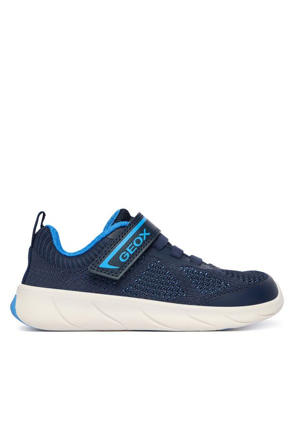 Sneakersy Geox. Kolor: niebieski. Sport: bieganie