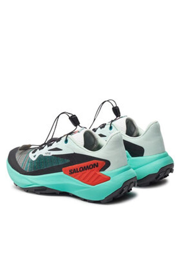 salomon - Salomon Buty do biegania Genesis L47588800 Zielony. Kolor: zielony. Materiał: materiał