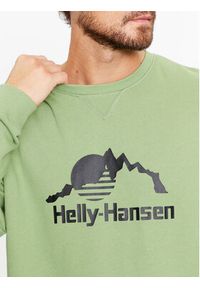 Helly Hansen Bluza Yu Crew Sweater 2.0 53891 Zielony Regular Fit. Kolor: zielony. Materiał: bawełna #3