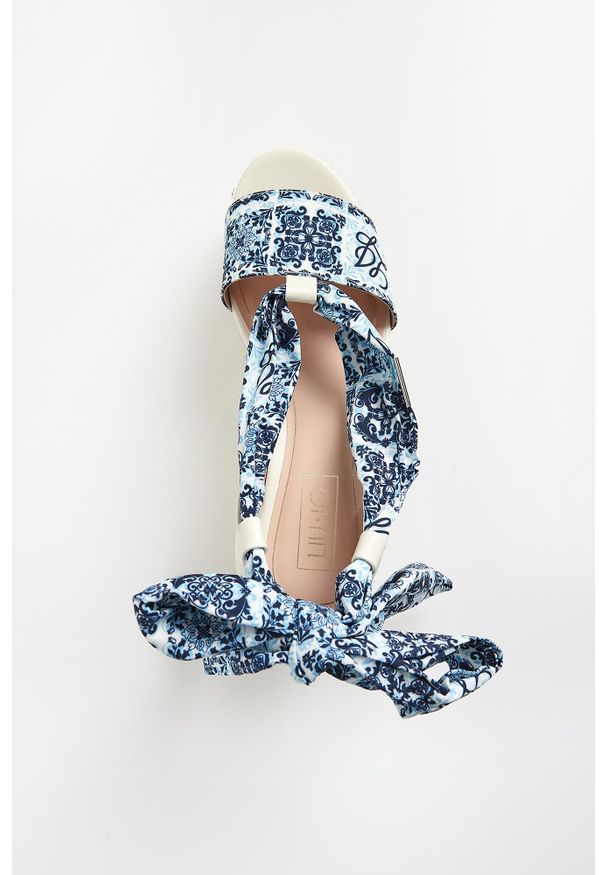 Liu Jo - Sandały damskie na koturnie LIU JO. Obcas: na koturnie