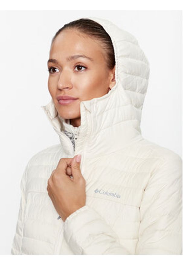 columbia - Columbia Kurtka puchowa Silver Falls™ Hooded Jacket Écru Regular Fit. Materiał: syntetyk