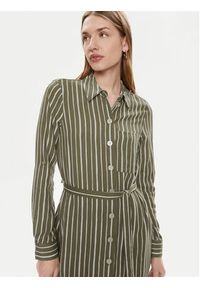Vero Moda Sukienka koszulowa Ilisa 10306597 Brązowy Regular Fit. Kolor: brązowy. Materiał: bawełna. Typ sukienki: koszulowe #6
