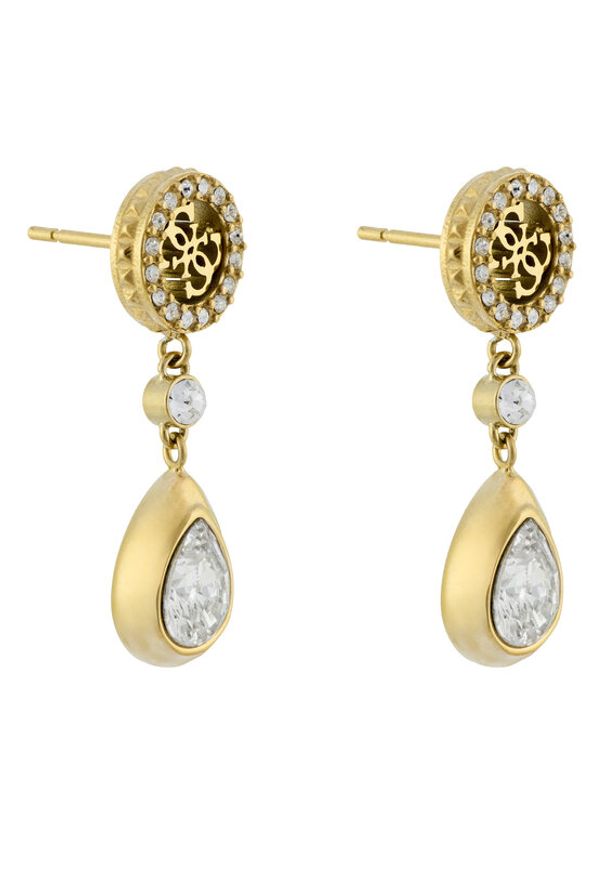 Guess Kolczyki JUBE05 235JW Złoty. Materiał: metalowe. Kolor: złoty