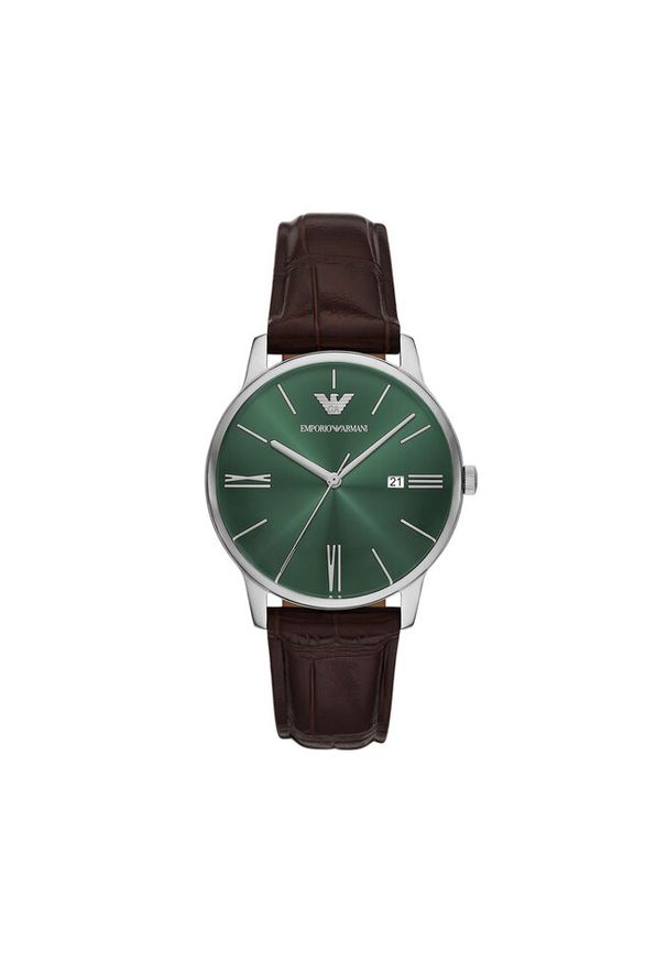 Zegarek Emporio Armani. Kolor: brązowy