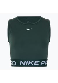 Tank top treningowy damski Nike Pro Dri-Fit. Kolor: zielony. Technologia: Dri-Fit (Nike)