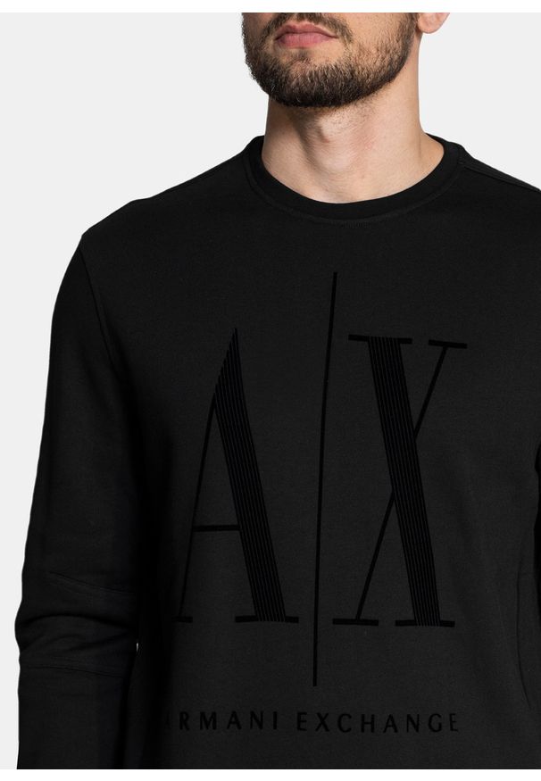 Bluza męska Armani Exchange (8NZMPD ZJ1ZZ 1200). Kolor: czarny. Styl: sportowy