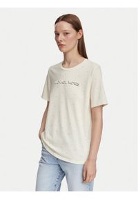MICHAEL Michael Kors T-Shirt MT6524Y97J Kremowy Regular Fit. Kolor: kremowy. Materiał: bawełna #1