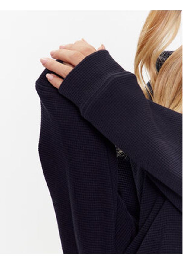 TOMMY HILFIGER - Tommy Hilfiger Bluza S10S101718 Granatowy Relaxed Fit. Kolor: niebieski. Materiał: bawełna
