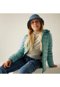 Regatta - Marizion Kids Water Repellent Active Hooded Baffled Jacket Jacket. Kolor: zielony #1