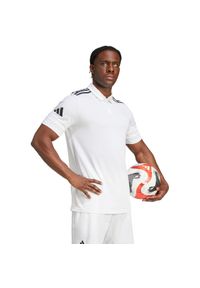 Adidas - Koszulka męska adidas Squadra 25 Polo. Typ kołnierza: polo. Kolor: biały, wielokolorowy, czarny