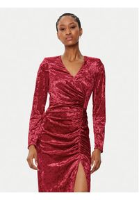 Rinascimento Sukienka koktajlowa CFC0121946003 Czerwony Regular Fit. Kolor: czerwony. Materiał: syntetyk. Styl: wizytowy #5