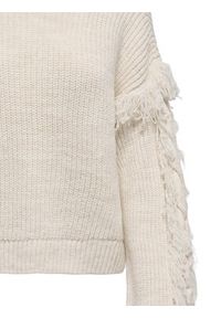 only - ONLY Sweter Molly 15363467 Beżowy Regular Fit. Kolor: beżowy. Materiał: syntetyk #3