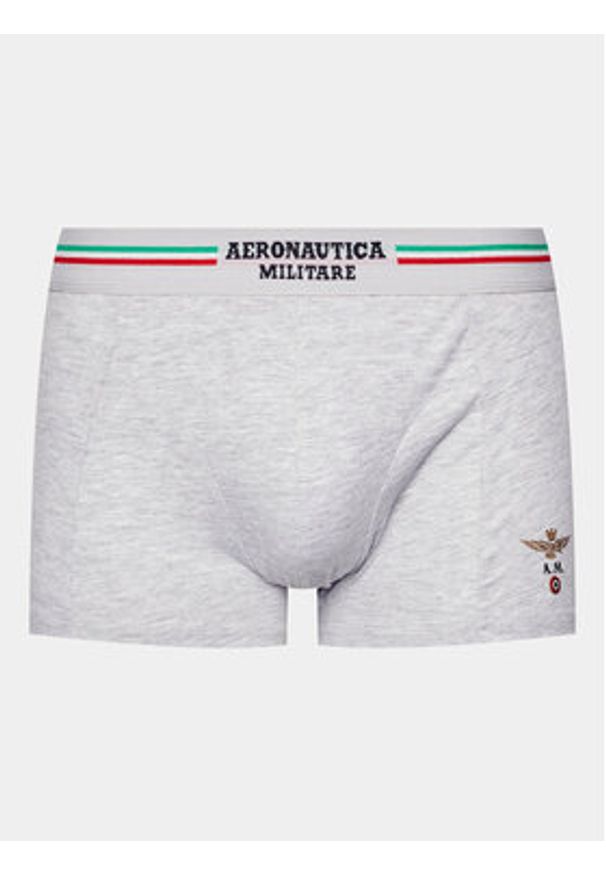 Aeronautica Militare Komplet 2 par bokserek AM1UBX001 Szary. Kolor: szary. Materiał: bawełna
