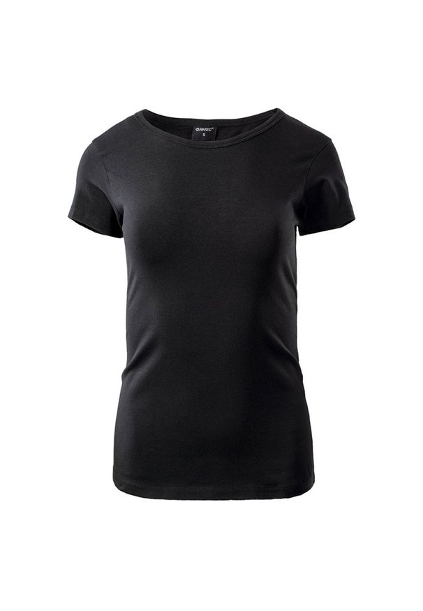 Hi-tec - Koszulka damska Hi-Tec Lady Puro - czarna, Rozmiar S. Kolor: czarny. Materiał: elastan, bawełna, materiał. Sport: fitness