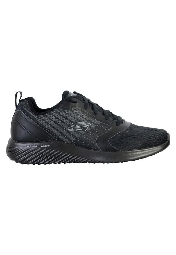 skechers - Buty sportowe Sneakersy męskie, Skechers Bounder Verkona. Kolor: wielokolorowy, czarny. Sport: turystyka piesza