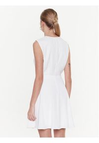 Marciano Guess Sukienka codzienna Nausica 3GGK33 9630Z Biały Regular Fit. Okazja: na co dzień. Kolor: biały. Materiał: syntetyk. Typ sukienki: proste. Styl: casual #4