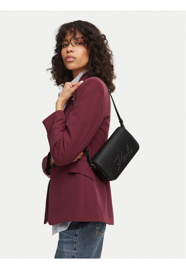 Karl Lagerfeld - KARL LAGERFELD Torebka B2W30222 Czarny. Kolor: czarny. Materiał: skórzane