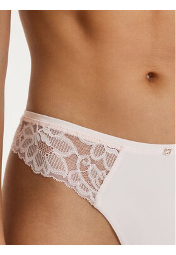 BOSS Stringi Blossom 50556195 Różowy jasny. Kolor: różowy. Materiał: syntetyk