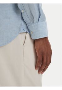 TOMMY HILFIGER - Tommy Hilfiger Koszula MW0MW41530 Niebieski jasny Regular Fit. Kolor: niebieski. Materiał: len #4