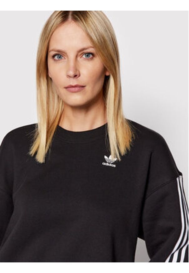 Adidas - adidas Bluza adicolor Classics HC2064 Czarny Relaxed Fit. Kolor: czarny. Materiał: bawełna