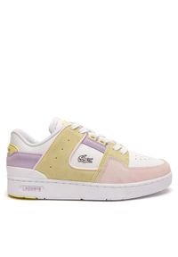 Lacoste Sneakersy Court Cage 747SFA0044 Różowy. Kolor: różowy. Materiał: skóra