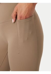 Adidas - adidas Legginsy Optime Contour Workout KV7456 Khaki Slim Fit. Kolor: brązowy. Materiał: syntetyk #3
