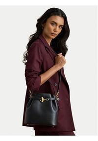 Lauren Ralph Lauren - LAUREN RALPH LAUREN Torebka 431982787001 Czarny. Kolor: czarny. Materiał: skórzane #4