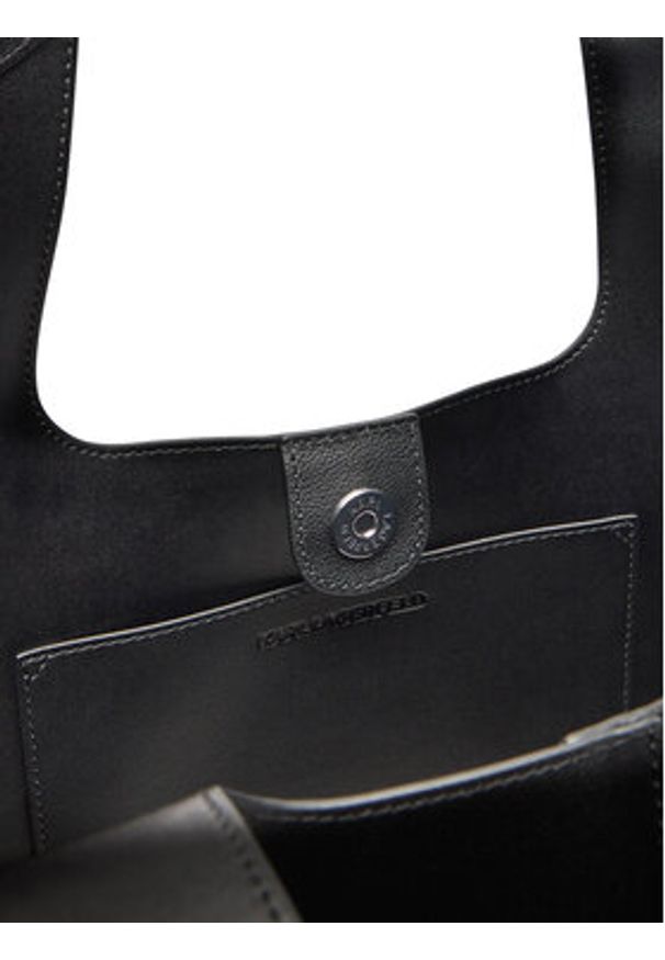 Karl Lagerfeld - KARL LAGERFELD Torebka A3W30080 Czarny. Kolor: czarny. Materiał: skórzane