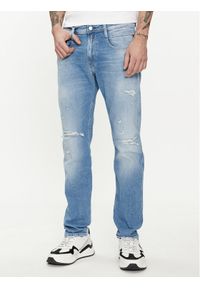 Replay Jeansy Anbass M914Y.000.573 Niebieski Slim Fit. Kolor: niebieski #1