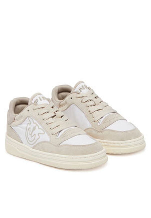 Pinko - PINKO Sneakersy Mandy 10 SS0079 P076 Beżowy. Kolor: beżowy. Materiał: skóra, zamsz