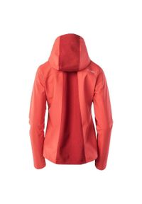 Elbrus - Kurtka Softshellowa Damska Envisat. Kolor: czerwony, niebieski, wielokolorowy. Materiał: softshell. Sport: turystyka piesza
