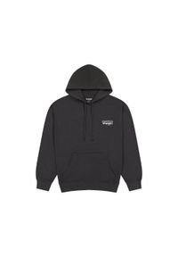 Wrangler - WRANGLER MĘSKA BLUZA HOODIE FADED BLACK 112357324 W6M9013642