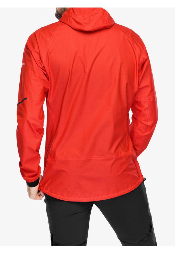 Kurtka z membraną męska Salewa Pedroc PTX 2,5L Light Jacket. Kolor: czerwony. Sport: turystyka piesza
