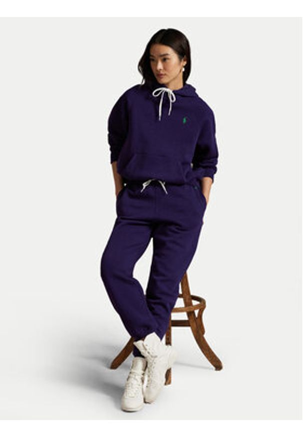 Polo Ralph Lauren Spodnie dresowe 211971700008 Granatowy Tapered Fit. Kolor: niebieski. Materiał: bawełna