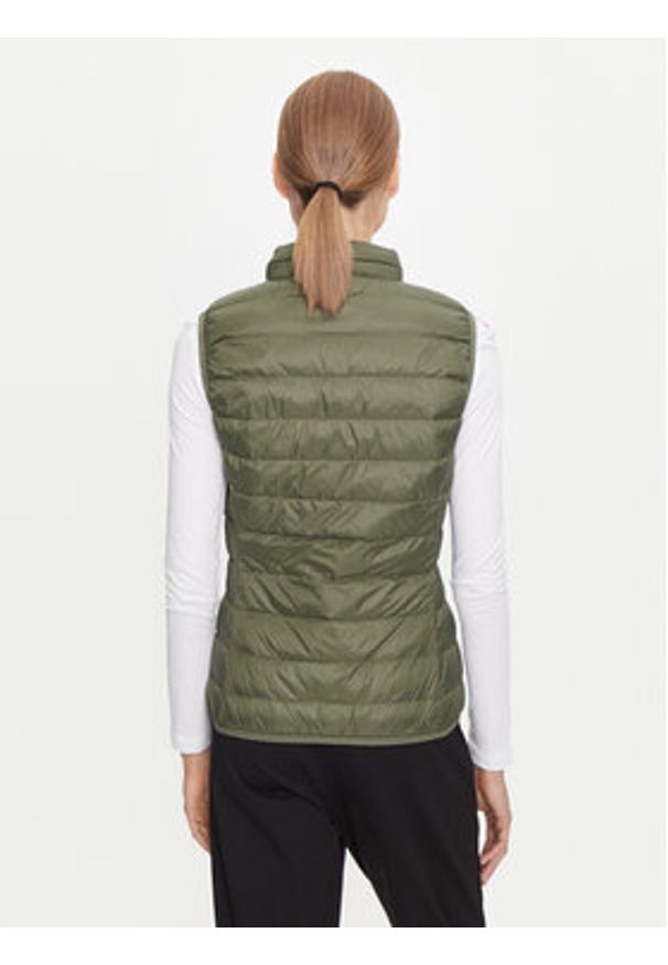 EA7 Emporio Armani Bezrękawnik 6DTQ06 TNGPZ Khaki Regular Fit. Kolor: brązowy. Materiał: syntetyk. Długość rękawa: bez rękawów