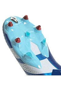 Adidas - Buty piłkarskie adidas Predator Accuracy.1 Sg M IF2296 niebieskie. Zapięcie: sznurówki. Kolor: niebieski. Materiał: guma. Szerokość cholewki: normalna. Sport: piłka nożna