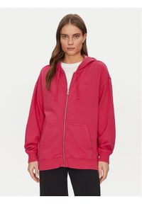 Vans Bluza VN000GGBC9L1 Różowy Oversize. Kolor: różowy. Materiał: syntetyk