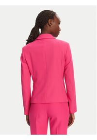 Hugo - HUGO Marynarka Agonia-1 50539976 Różowy Slim Fit. Kolor: różowy. Materiał: syntetyk #3