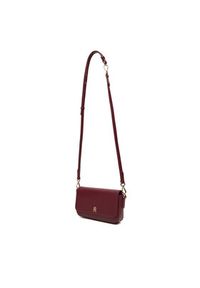 TOMMY HILFIGER - Tommy Hilfiger Torebka Th Icon Conv AW0AW17677 Bordowy. Kolor: czerwony. Materiał: skórzane #4